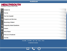 Tablet Screenshot of healthsouthmartin.com